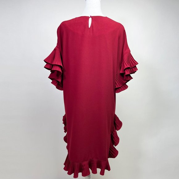 Red Flared Dress | Size S | Casual Elegance | Gently Used - Picture 3 of 7